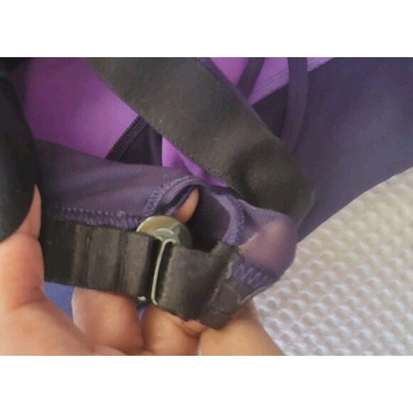 Lululemon Women's Virtuous Tank Top cross back Purple Size 6 - Picture 8 of 13